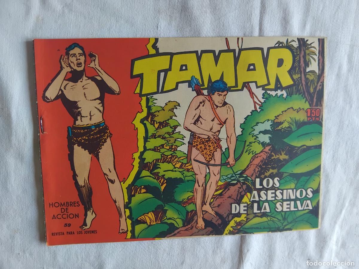Tebeos: TAMAR N&ordm; 59. EDICIONES TORAY 1961. ORIGINAL EN BUEN ESTADO.