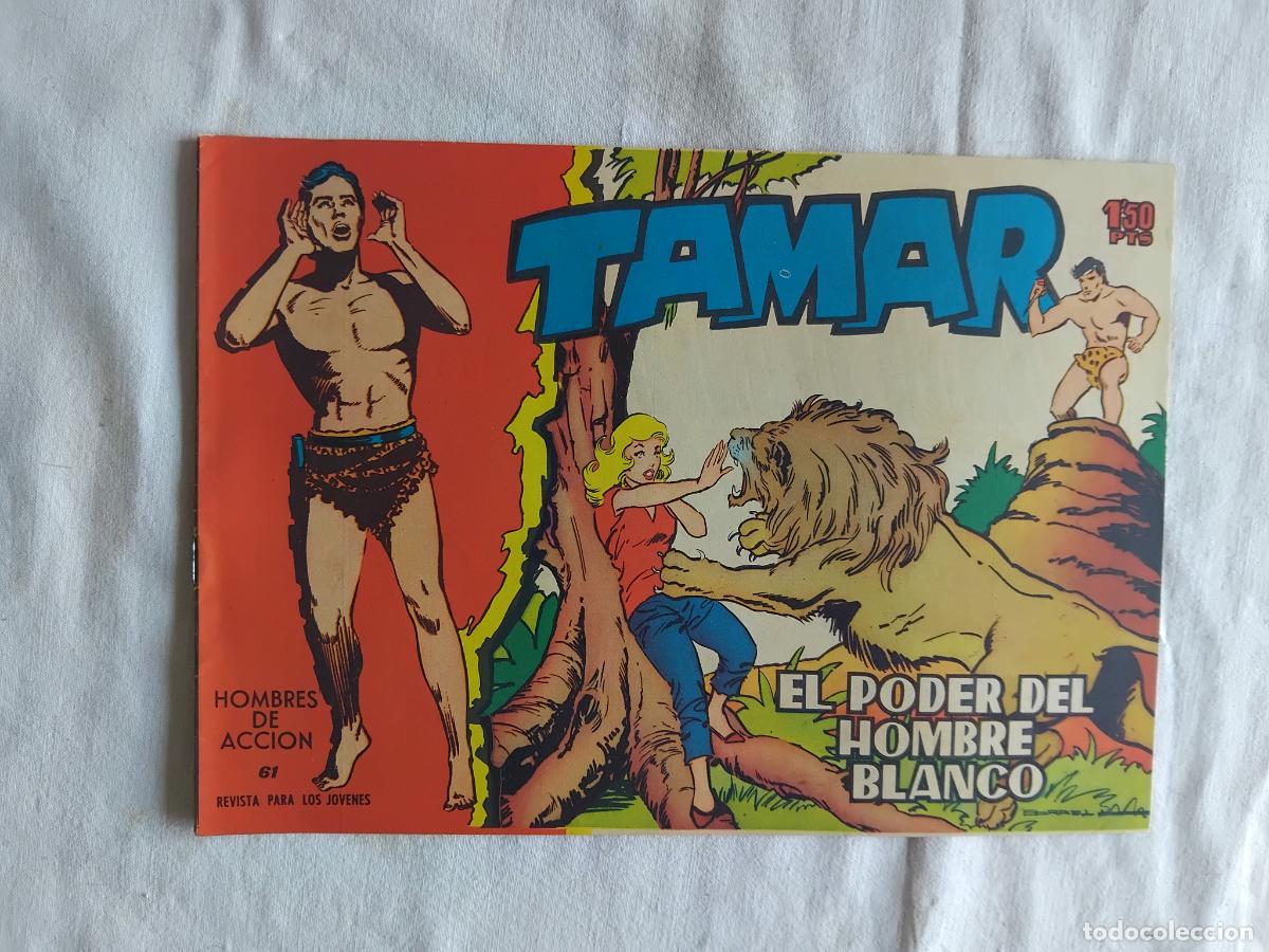 Tebeos: TAMAR N&ordm; 61. EDICIONES TORAY 1961. ORIGINAL EN BUEN ESTADO.