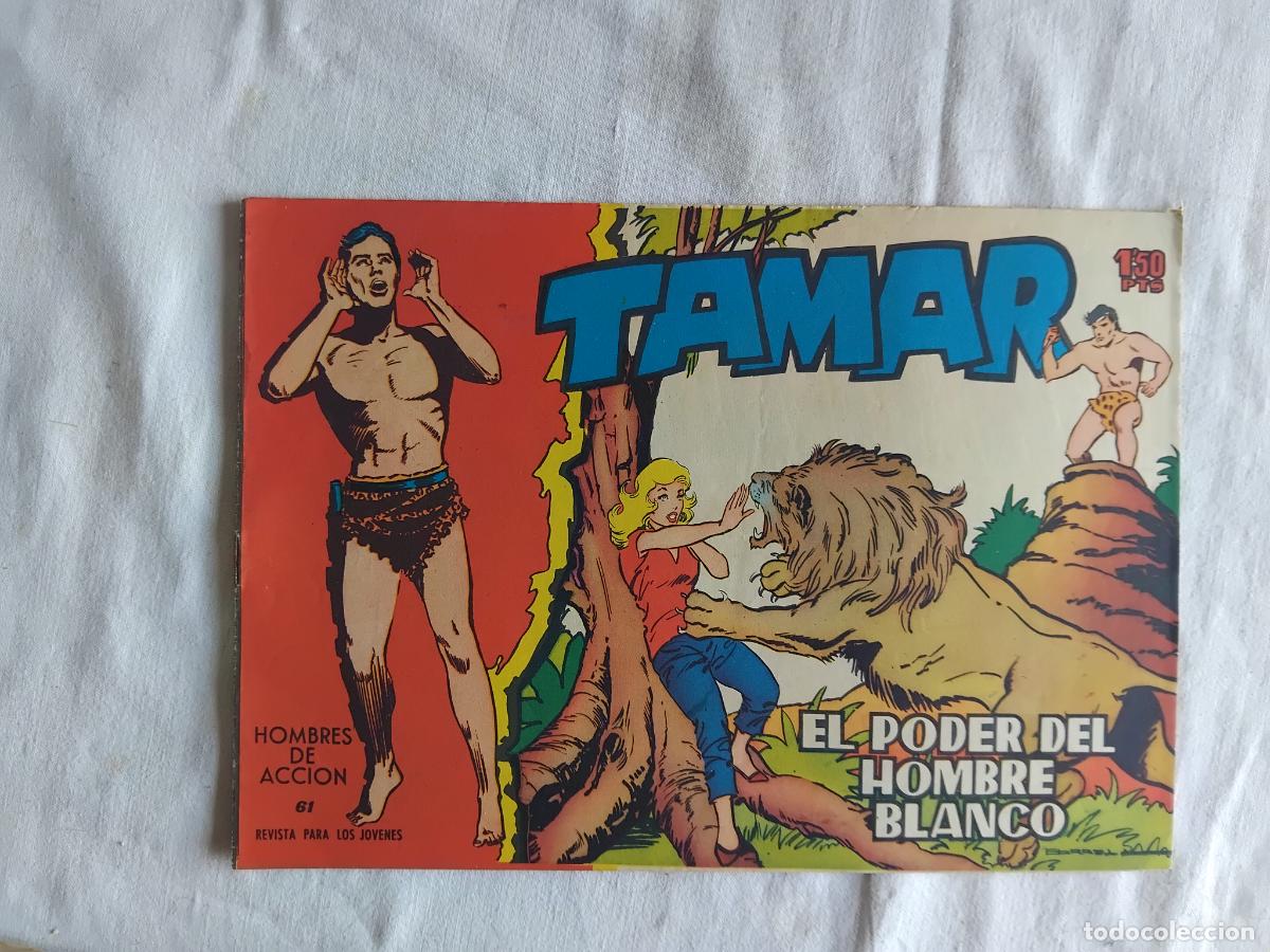Tebeos: TAMAR N&ordm; 61. EDICIONES TORAY 1961. ORIGINAL EN BUEN ESTADO.