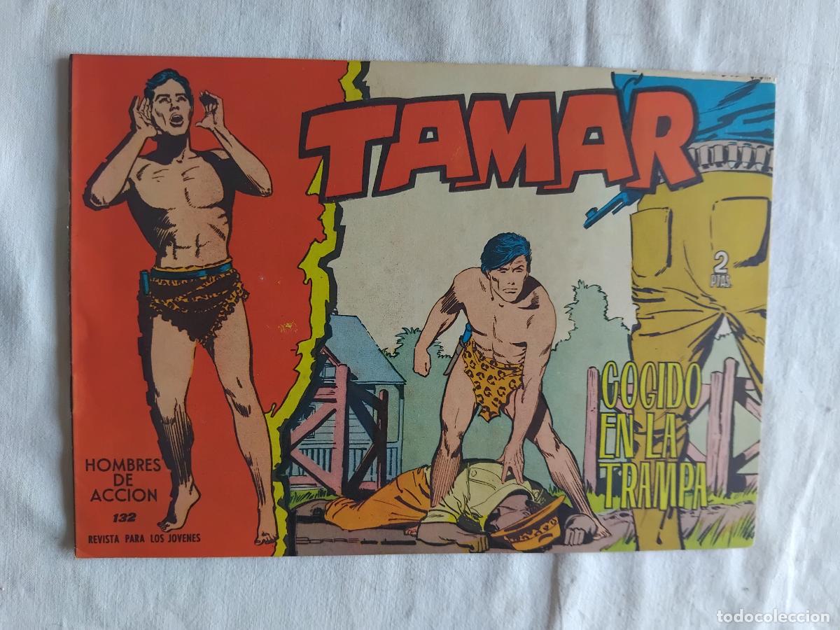 Tebeos: TAMAR N&ordm; 132. EDICIONES TORAY 1961. ORIGINAL EN BUEN ESTADO.