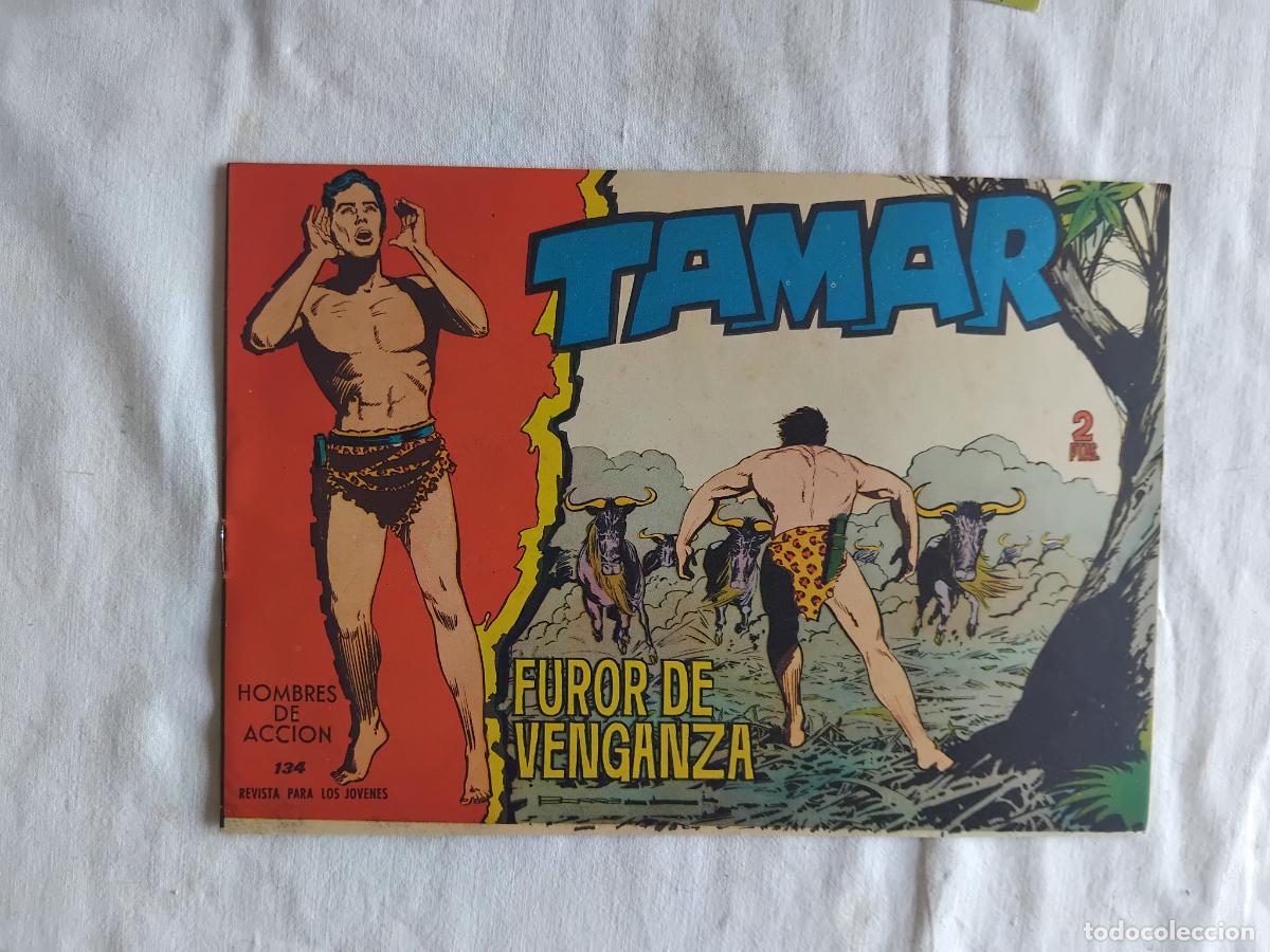 Tebeos: TAMAR N&ordm; 134. EDICIONES TORAY 1961. ORIGINAL EN BUEN ESTADO.