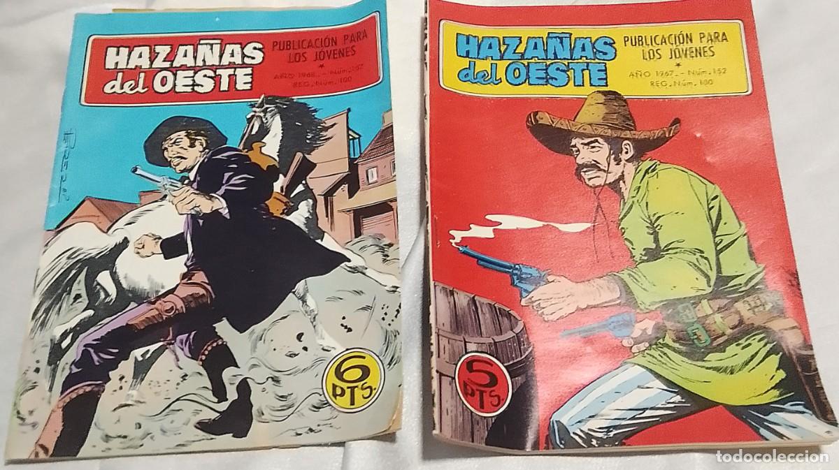 Tebeos: HAZA&Ntilde;AS DEL OESTE N&ordm; 152 Y N&ordm; 157-TORAY 1962 ORIGINALES PERFECTOS-LEER DESCRIP GASTOS Y VER FOTOS