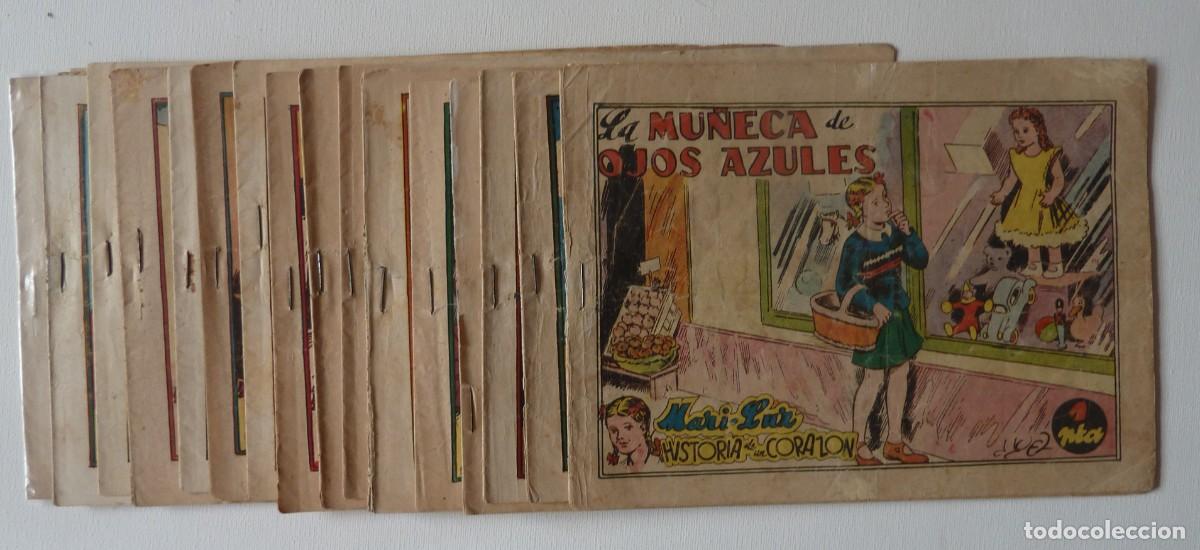 Tebeos: MARI LUZ, HISTORIA DE UN CORAZON, COL. COMPLETA 20 CUADERNILLOS, ORIGINAL. JAIME JUEZ