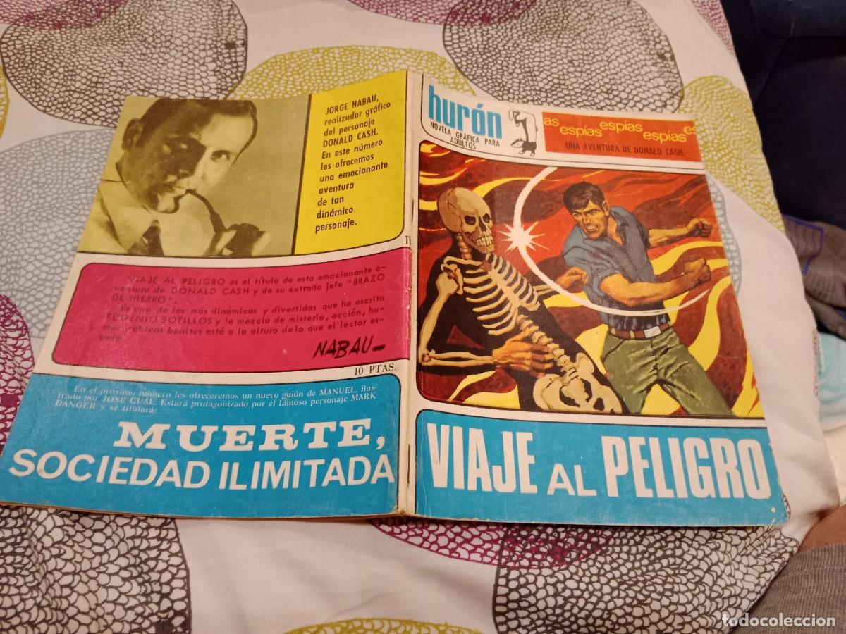 Tebeos: HUR&Oacute;N N&ordm;11 VIAJE AL PELIGRO - NOVELA GR&Aacute;FICA - EDICIONES TORAY 1967