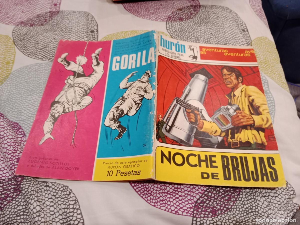 Tebeos: HUR&Oacute;N N&ordm;39 NOCHE DE BRUJAS - NOVELA GR&Aacute;FICA - EDICIONES TORAY 1968