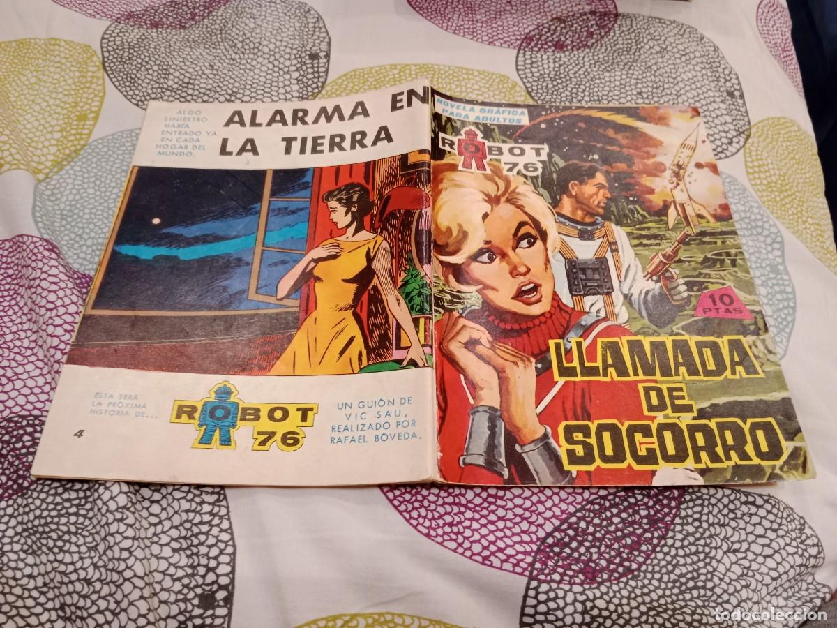 Tebeos: ROBOT 76 N&ordm; 4 LAMADA DE SOCORRO`- NOVELAS GR&Aacute;FICAS EDICIONES TORAY 1967