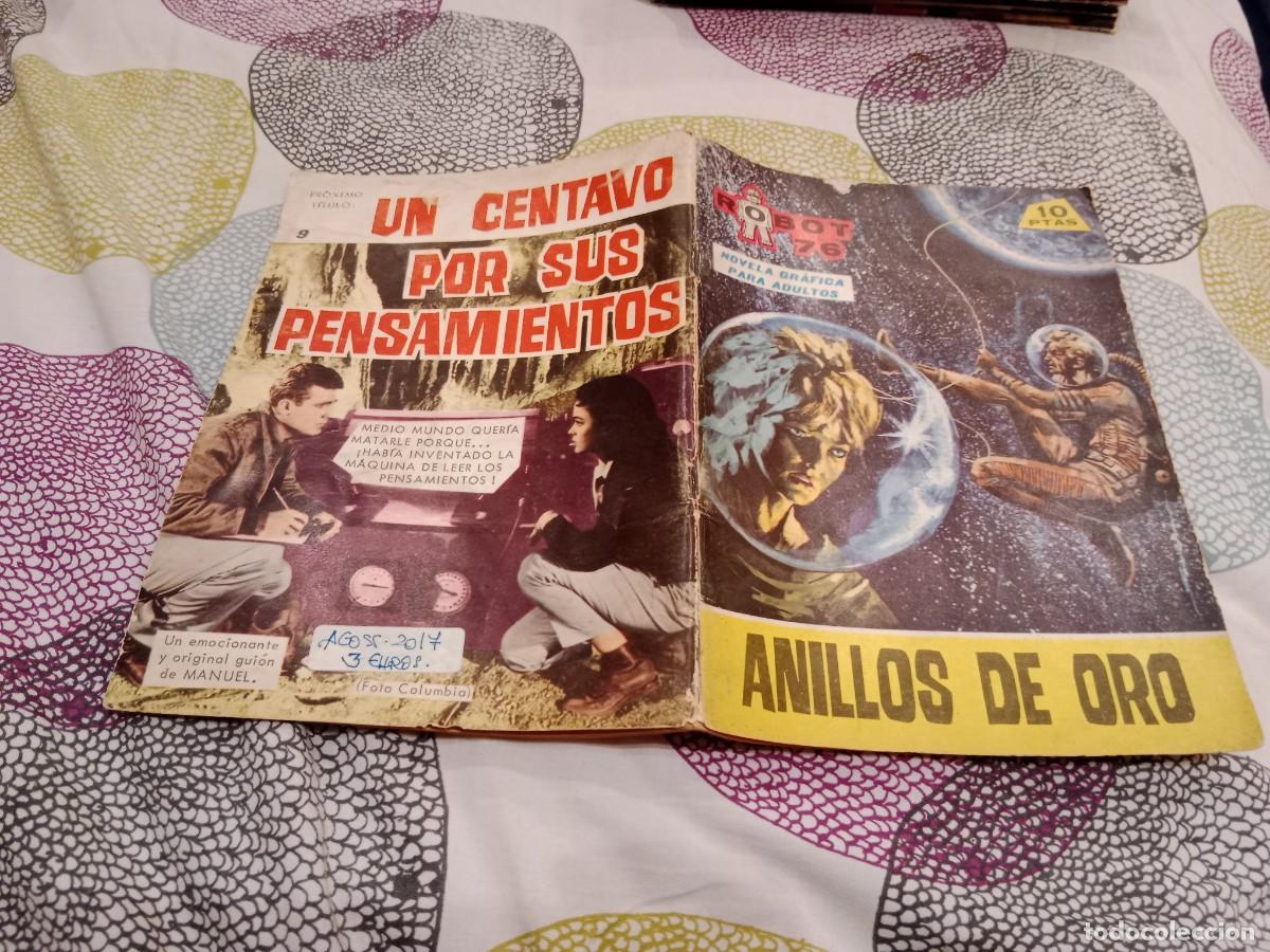 Tebeos: ROBOT 76 N&ordm; 9 ANILLOS DE ORO`- NOVELAS GR&Aacute;FICAS EDICIONES TORAY 1967