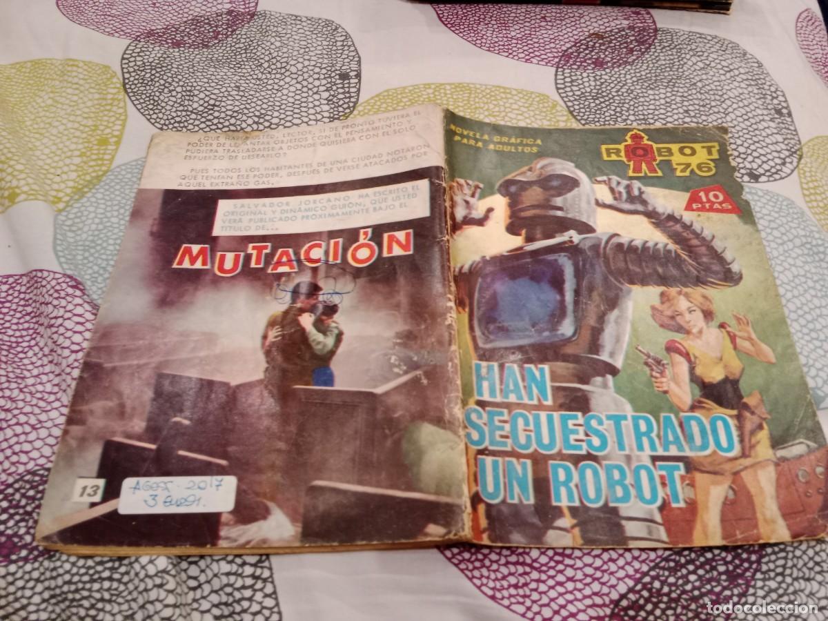 Tebeos: ROBOT 76 N&ordm; 13 HAN SECUESTRADO UN ROBOT - NOVELAS GR&Aacute;FICAS EDICIONES TORAY 1967