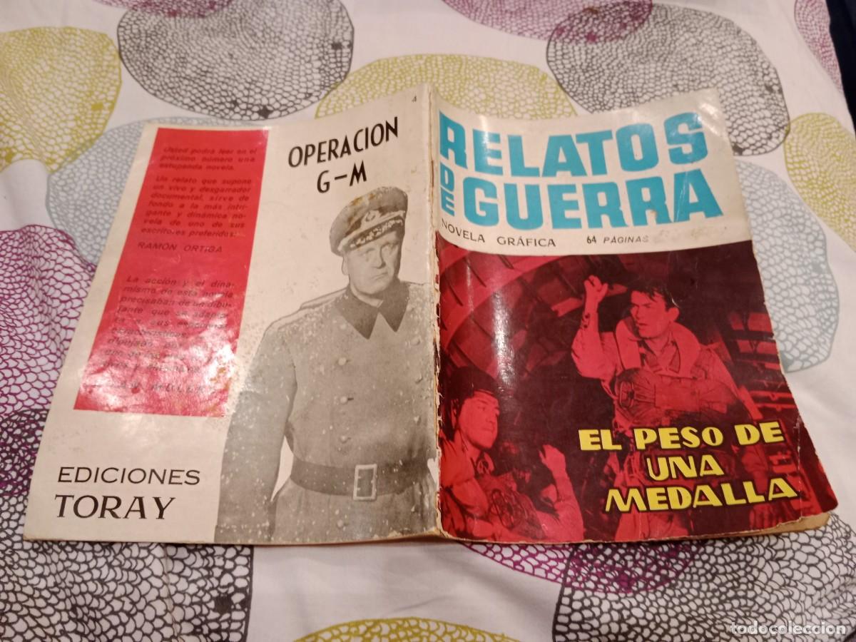Tebeos: RELATOS DE GUERRA N&ordm;4 - EL PESO DE UNA MEDALLA - EDICIONES TORAY 1962