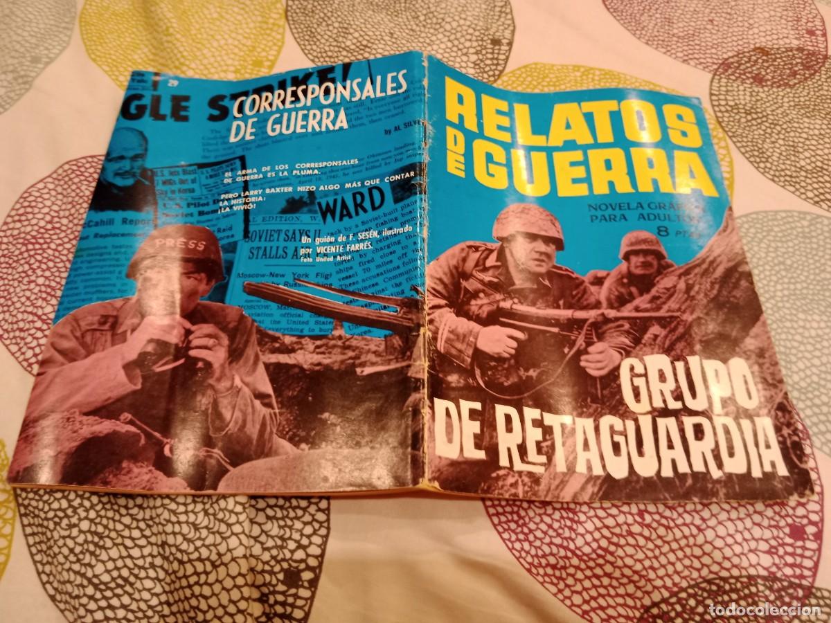 Tebeos: RELATOS DE GUERRA N&ordm;29 - GRUPO DE RETARGUARDIA - EDICIONES TORAY 1963