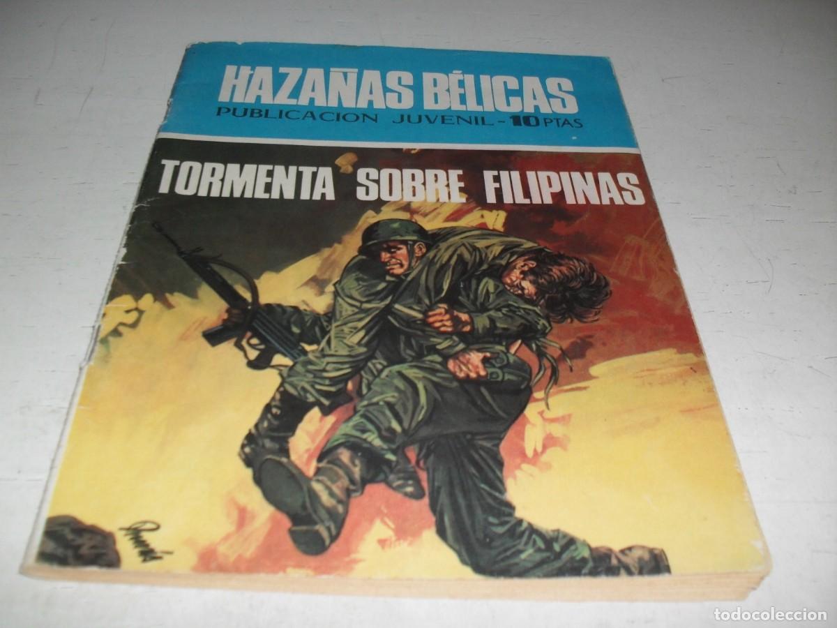 Tebeos: HAZA&Ntilde;AS BELICAS N&ordm; 236,TORMENTA SOBRE FILIPINAS,DE A.GUERRERO,ULTIMOS N&ordm;,DE 252,TORAY,1961