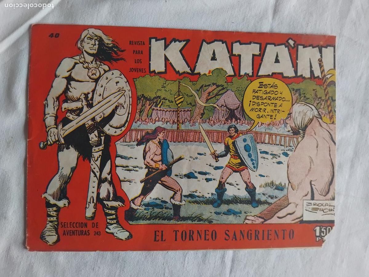 Tebeos: KATAN N&ordm; 40 EDICIONES TORAY. ORIGINAL.