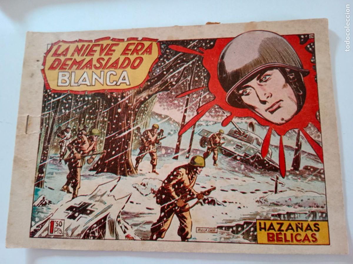 Tebeos: HAZA&Ntilde;AS B&Eacute;LICAS. LA NIEVE ERA DEMASIADO BLANCA. BOIXCAR. TORAY
