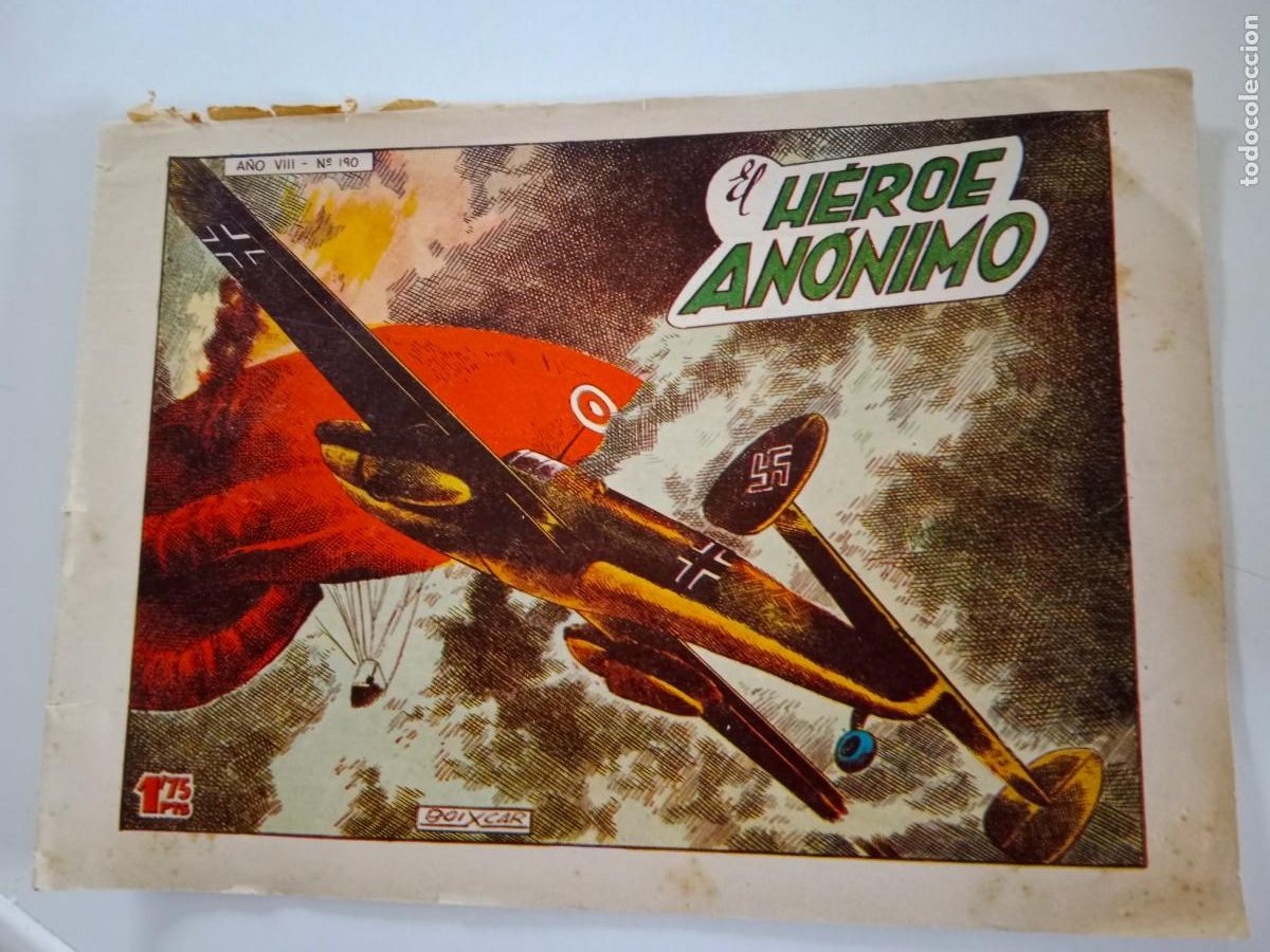Tebeos: HAZA&Ntilde;AS B&Eacute;LICAS. EL H&Eacute;ROE AN&Oacute;NIMO. BOIXCAR. TORAY