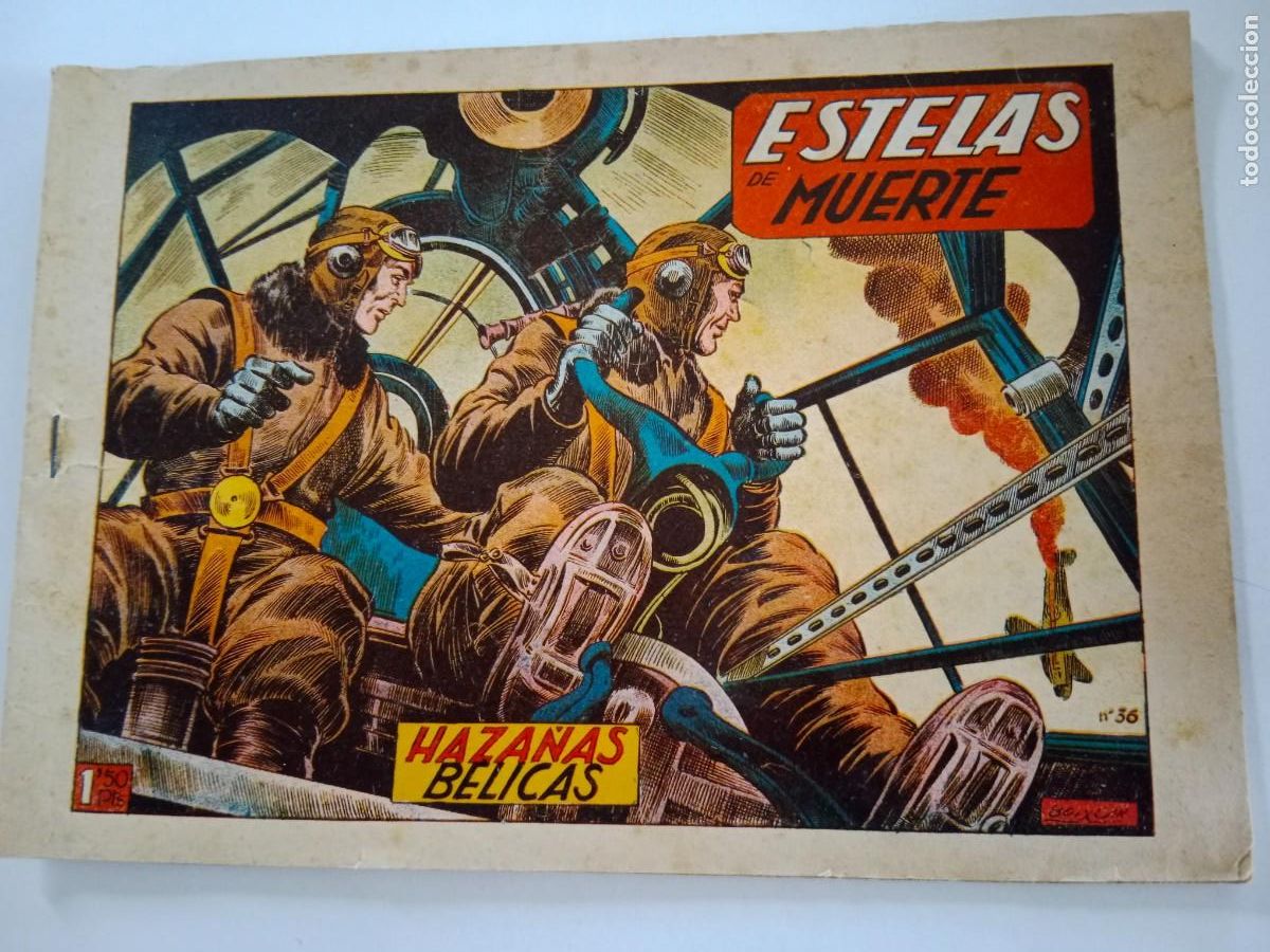 Tebeos: HAZA&Ntilde;AS B&Eacute;LICAS. ESTELAS DE MUERTE. BOIXCAR. TORAY