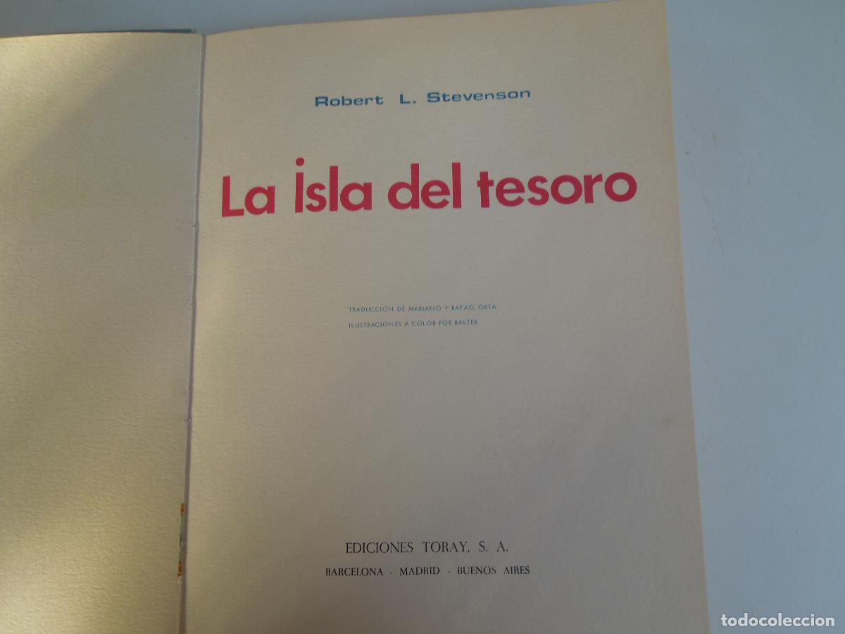Tebeos: LA ISLA DEL TESORO - ROBERT L STEVENSON - EDICIONES TORAY - SA - 1975 - Foto 4