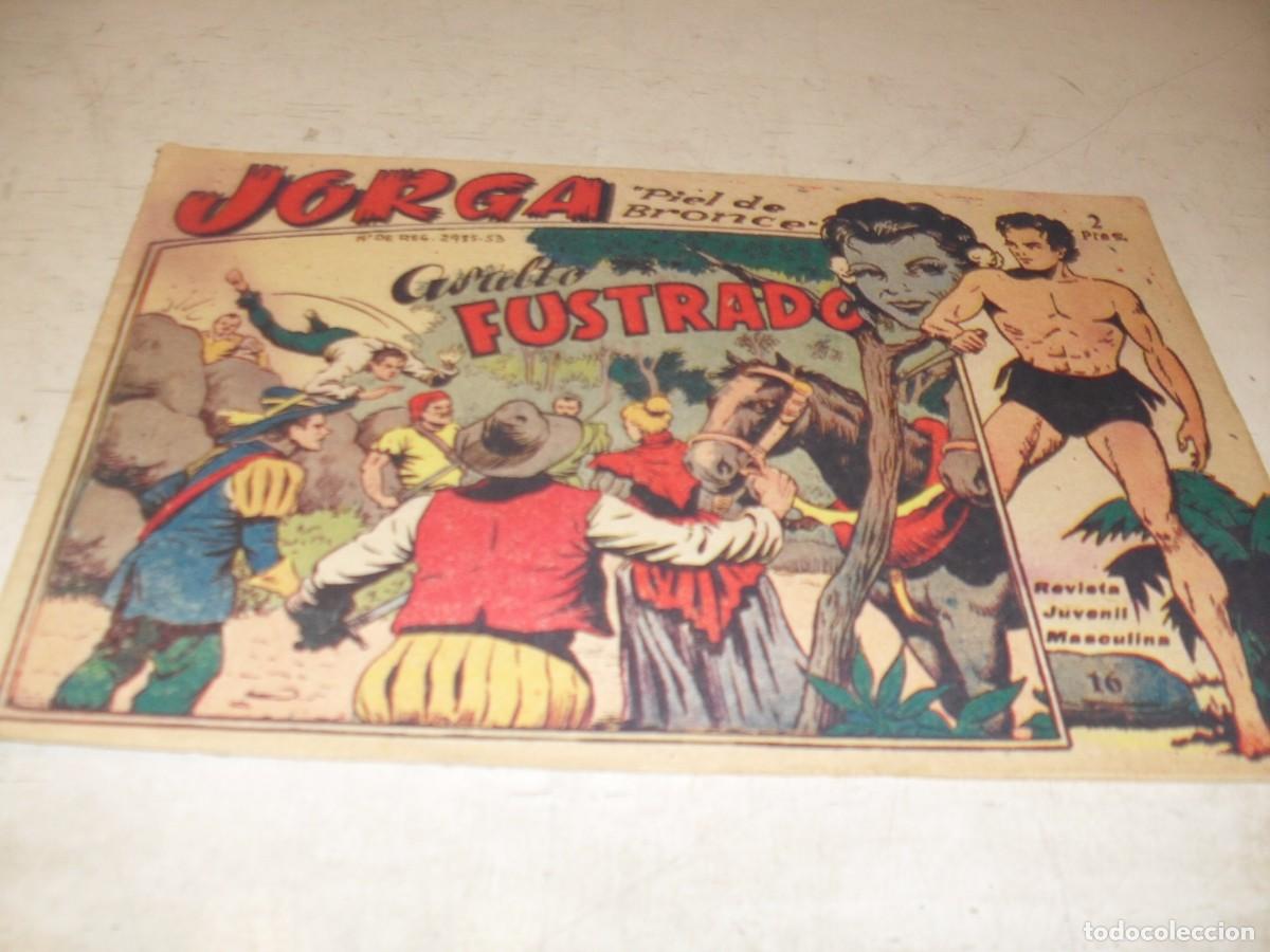 Tebeos: (ORIGINAL),JORGA,PIEL DE BRONCE N&ordm; 16,DE 18,ASALTO FRUSTRADO.RICART,1963