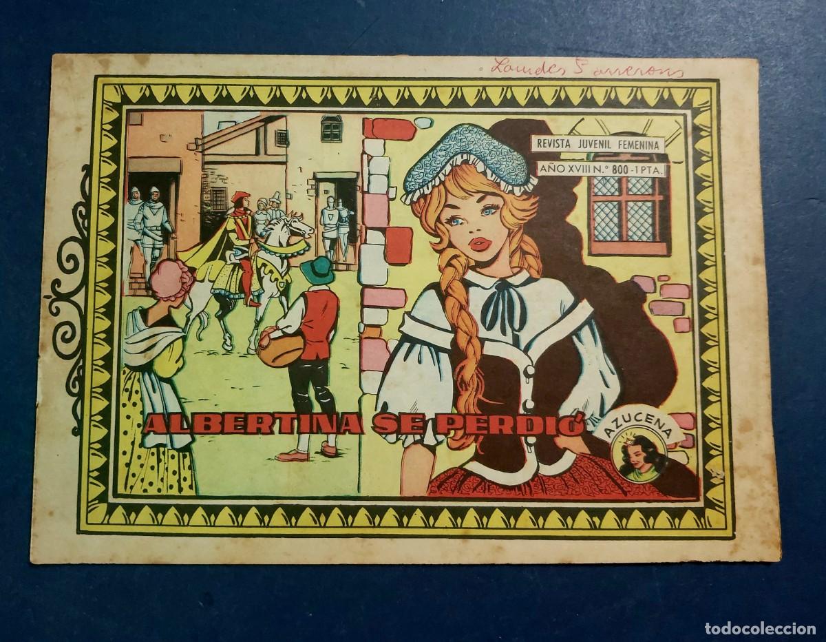 Tebeos: Colecci&oacute;n Azucena N&ordm; 800 Ref C-30