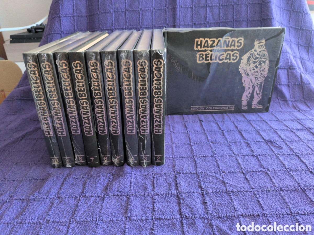Tebeos: Haza&ntilde;as Belicas.Edicion Coleccionistas. Tomos n&ordm; 1 al 10. Nuevos precintados