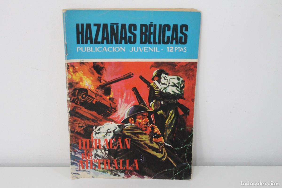 Tebeos: HAZA&Ntilde;AS BELICAS HURACAN DE METRALLA N&ordm; 250 A&Ntilde;O 1971