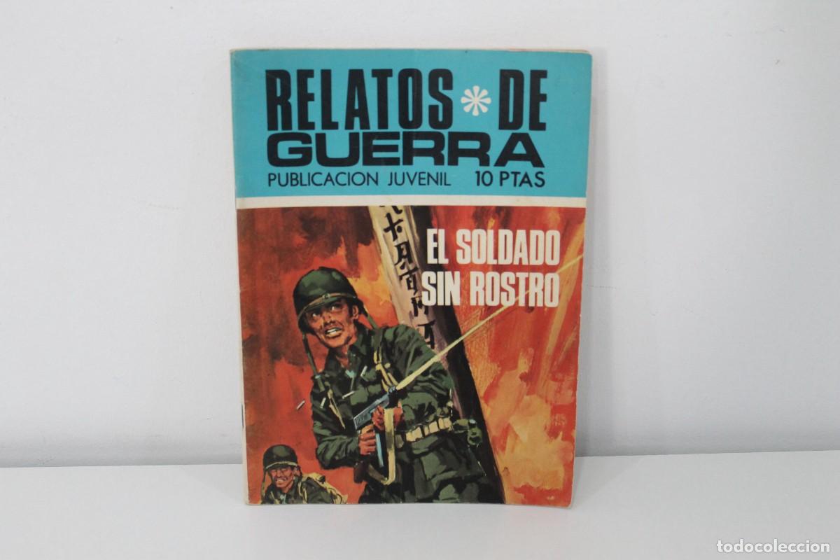 Tebeos: RELATOS DE GUERRA EL SOLDADO SIN ROSTRO N&ordm; 212 A&Ntilde;O 1970