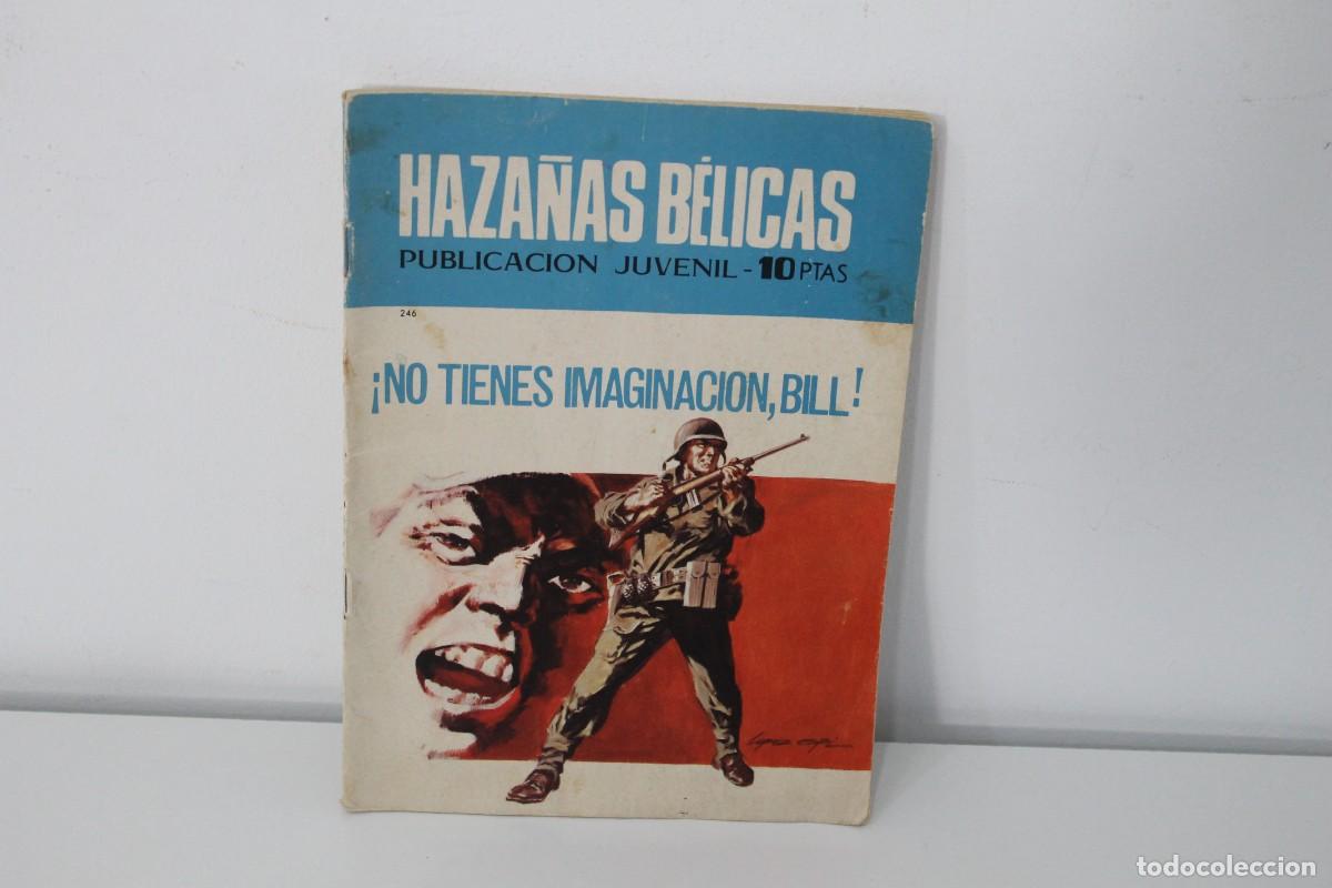 Tebeos: HAZA&Ntilde;AS BELICAS &iexcl; NO TIENES IMAGINACION, BILL! N&ordm; 246 A&Ntilde;O 1971