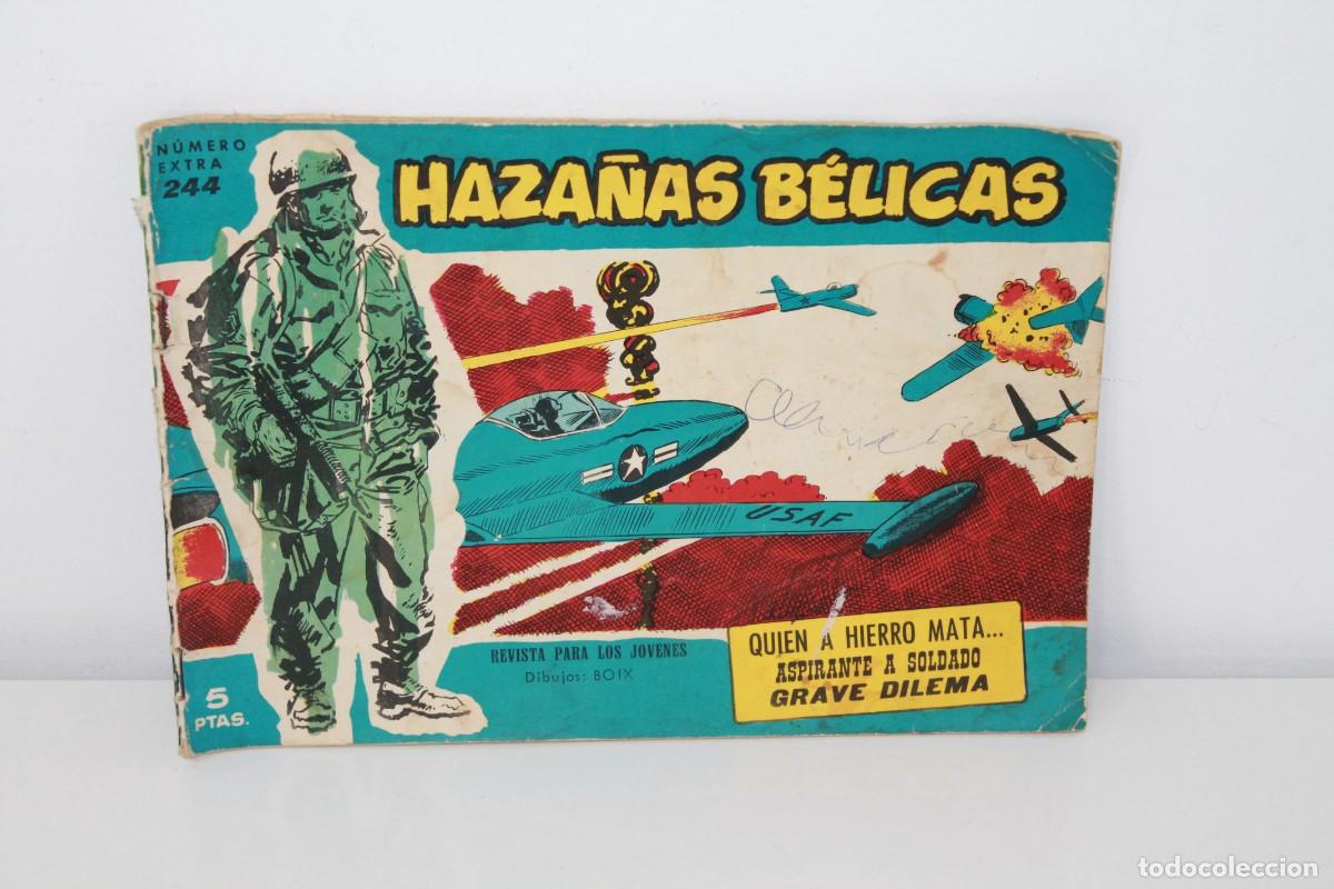 Tebeos: HAZA&Ntilde;AS BELICAS NUMERO EXTRA 244 QUIEN A HIERRO MATA ASPIRANTE A SOLDADO GRAVE DILEMA