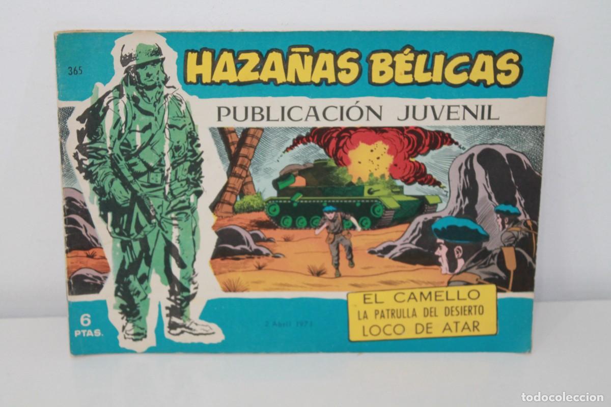 Tebeos: HAZA&Ntilde;AS BELICAS EL CAMELLO LA PATRULLA DEL DESIERTO LOCO DE ATAR N&ordm; 365