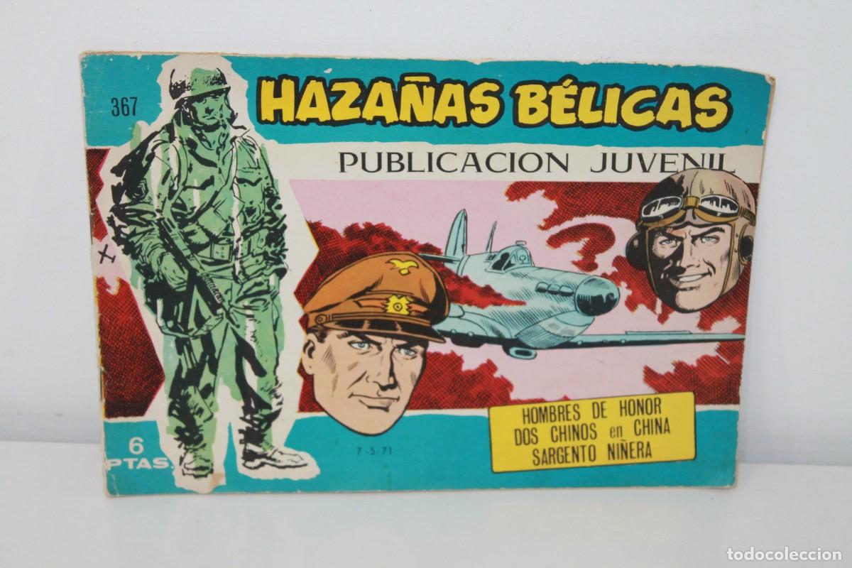 Tebeos: HAZA&Ntilde;AS BELICAS HOMBRES DE HONOR DOS CHINOS EN CHINA SARGENTO NI&Ntilde;ERA N&ordm; 367