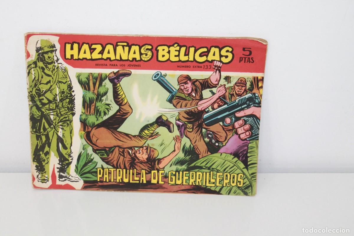 Tebeos: HAZA&Ntilde;AS BELICAS PATRULLA DE GUERRILLEROS N&ordm; 133