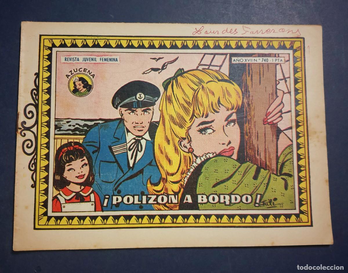 Tebeos: Colecci&oacute;n Azucena N&ordm; 740 Ref C-30