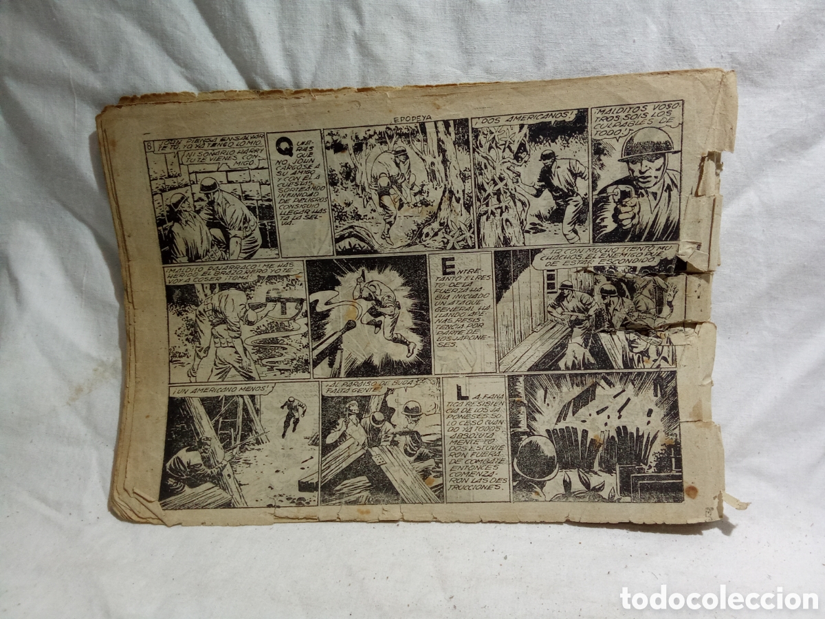 Tebeos: LOTE 2 N&Uacute;MEROS DE HAZA&Ntilde;AS B&Eacute;LICAS SIN TAPAS ORIGINAL - Foto 3