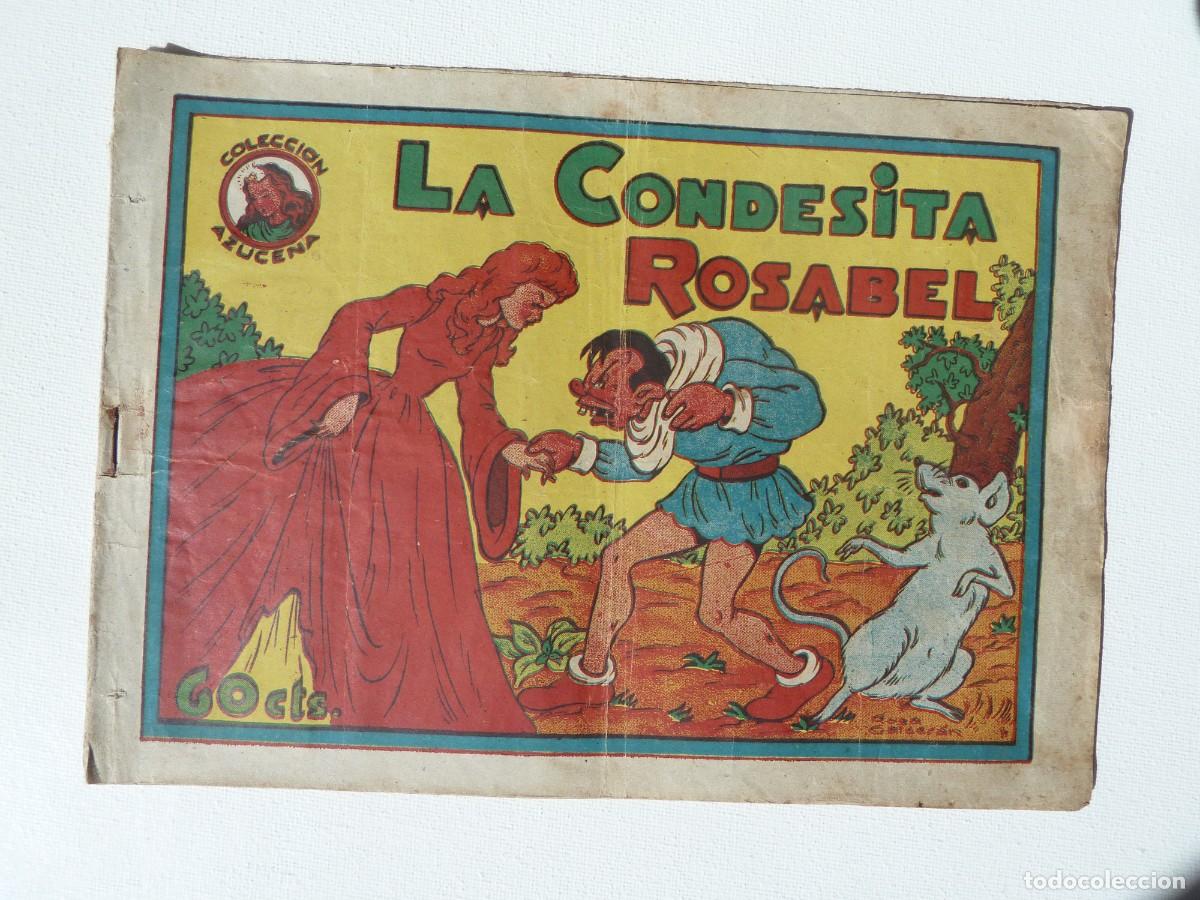 Tebeos: AZUCENA DE 60 CTS, LA CONDESITA ROSABEL, ORIGINAL, SIN CONTRAPORTADA