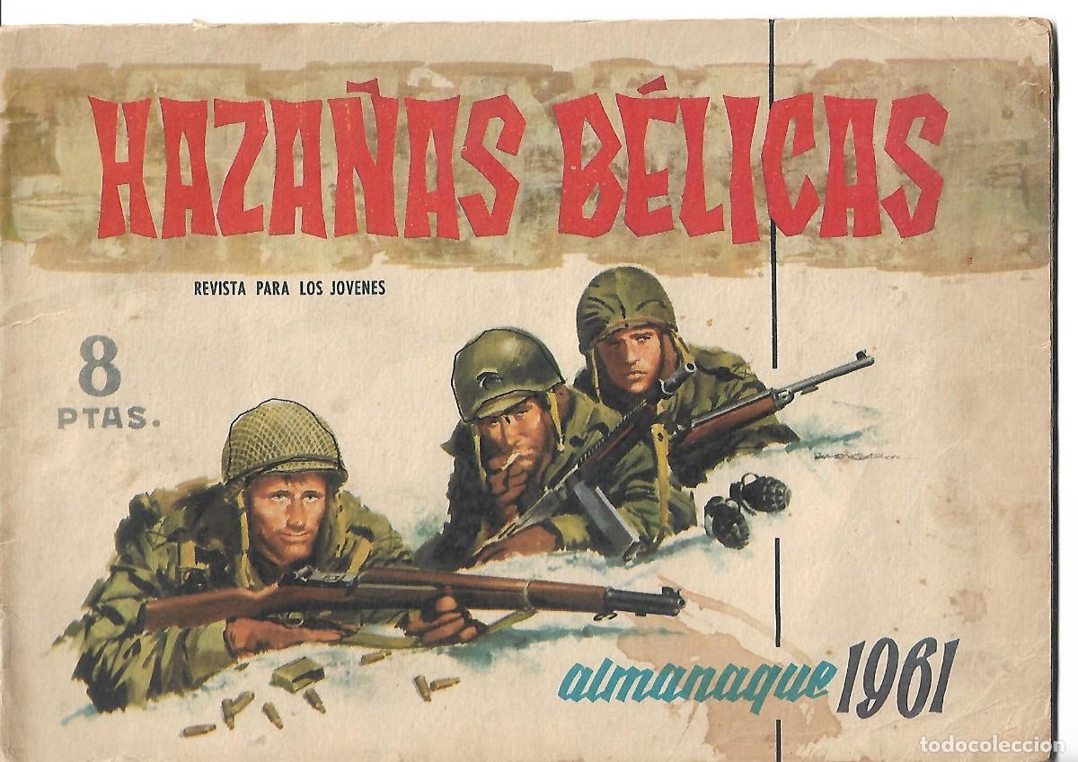 Tebeos: HAZA&Ntilde;AS BELICAS ALMANAQUE 1961- ORIGINAL
