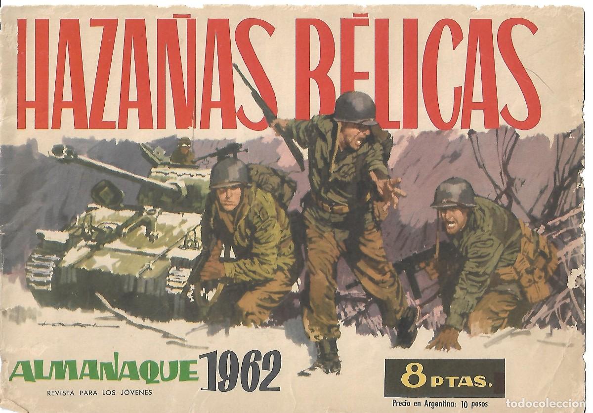 Tebeos: HAZA&Ntilde;AS BELICAS ALMANAQUE 1962- ORIGINAL