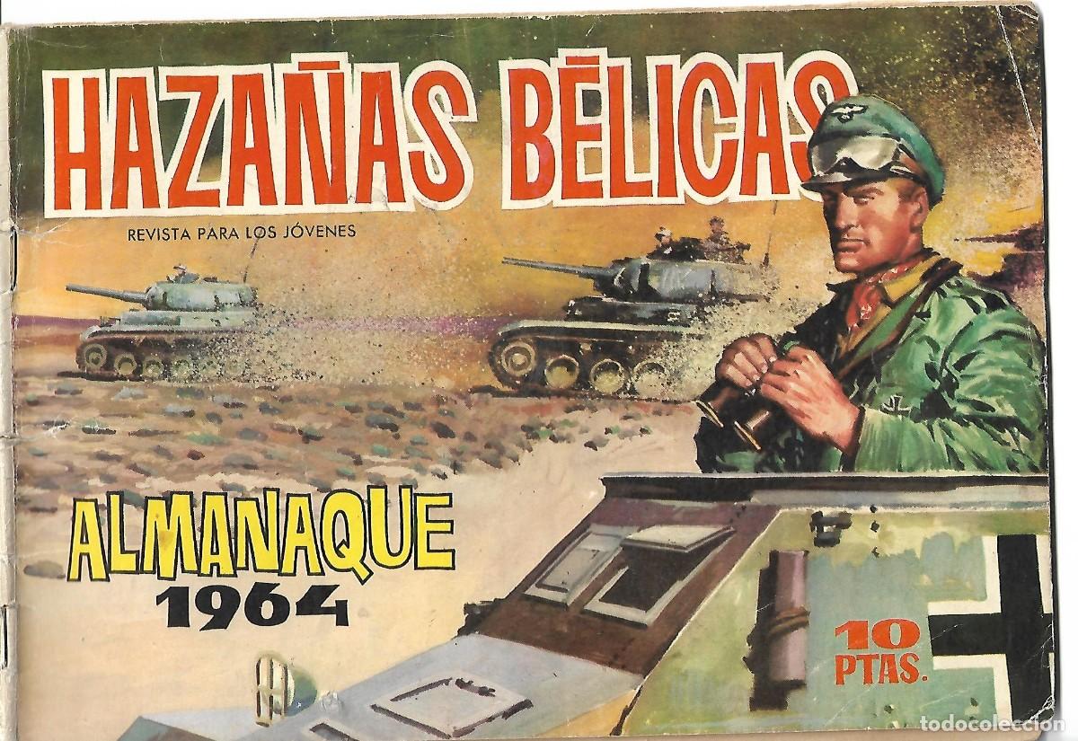 Tebeos: HAZA&Ntilde;AS BELICAS ALMANAQUE 1964- ORIGINAL