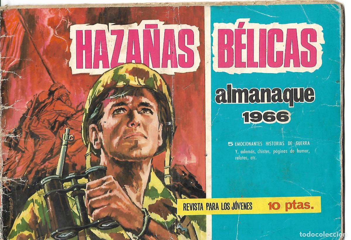 Tebeos: HAZA&Ntilde;AS BELICAS ALMANAQUE 1966- ORIGINAL