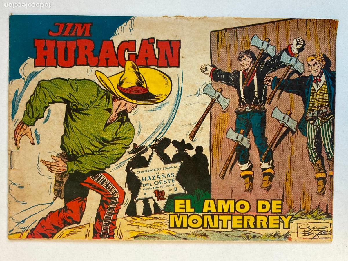 Tebeos: JIM HURACAN , EL AMO DE MONTERREY N&ordm;31 - ORIGINAL