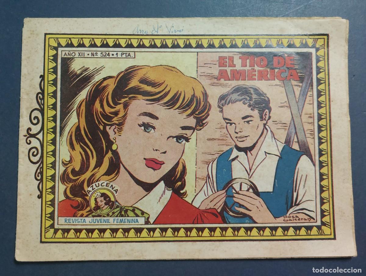 Tebeos: Colecci&oacute;n Azucena N&ordm; 524 Ref C-30