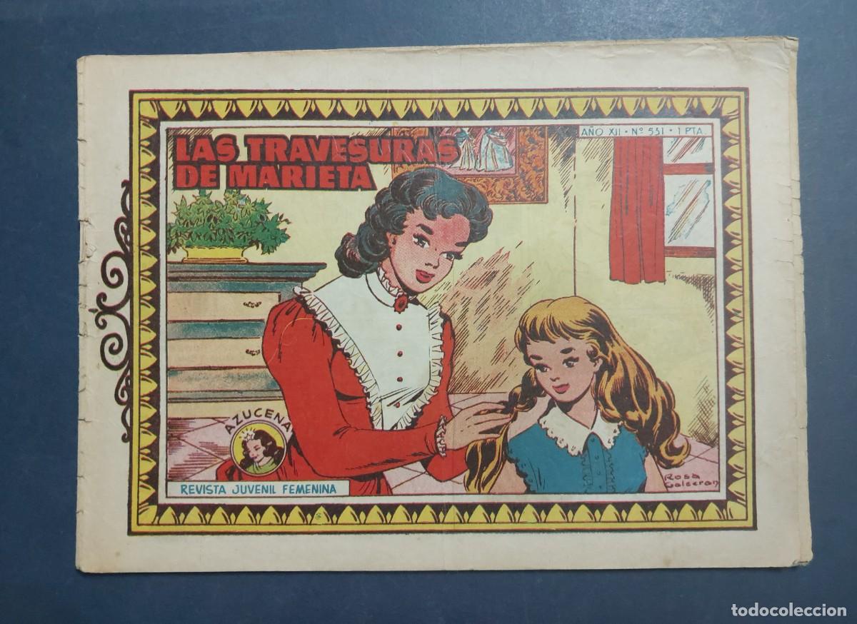 Tebeos: Colecci&oacute;n Azucena N&ordm; 531 Ref C-30