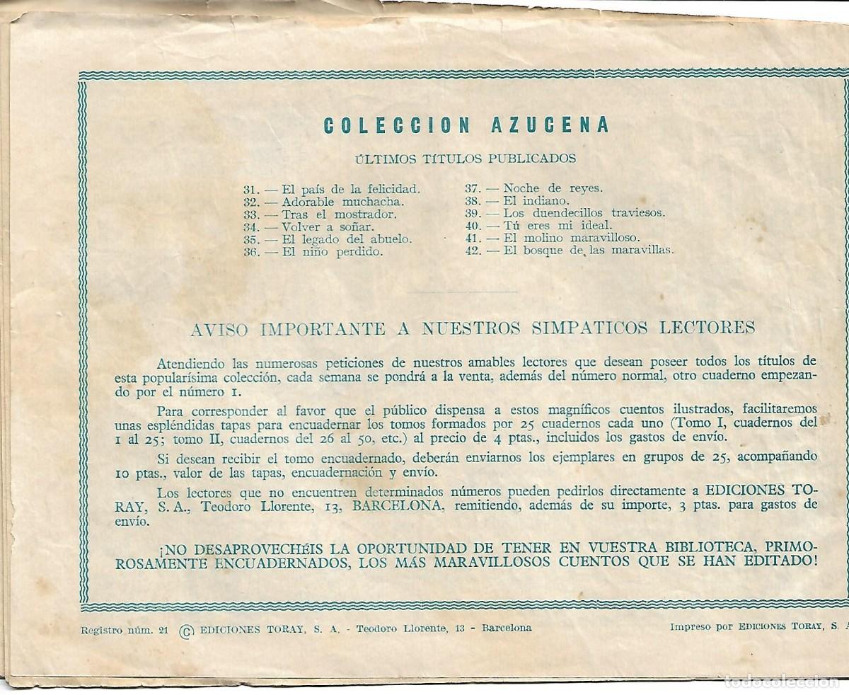 Tebeos: COLECCION AZUCENA - NUMERO 42 - Foto 2