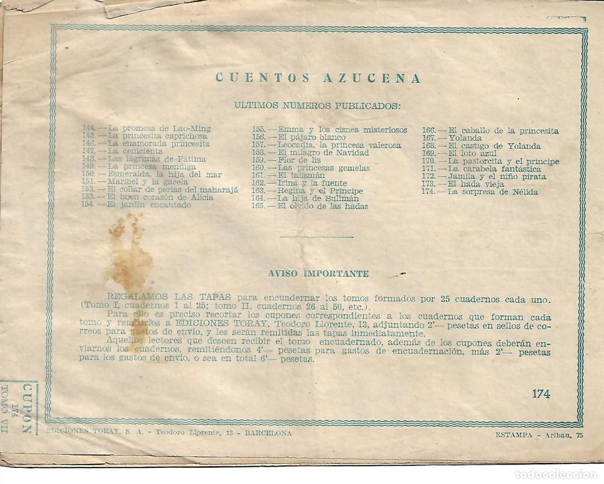 Tebeos: COLECCION AZUCENA - NUMERO 174 - Foto 2