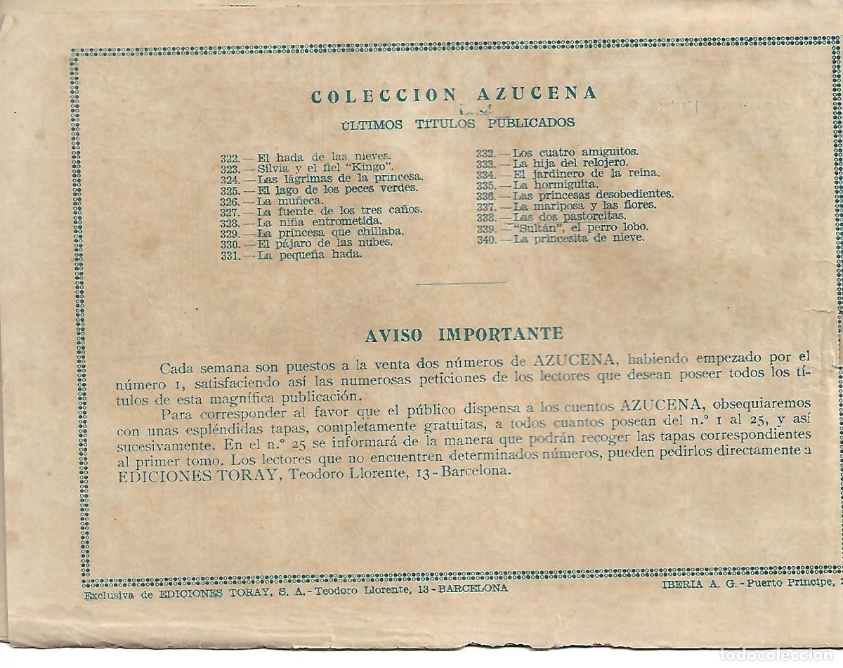 Tebeos: COLECCION AZUCENA - NUMERO 340 - Foto 2