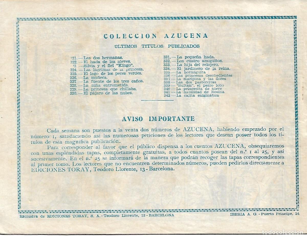 Tebeos: COLECCION AZUCENA - NUMERO 342 - Foto 2