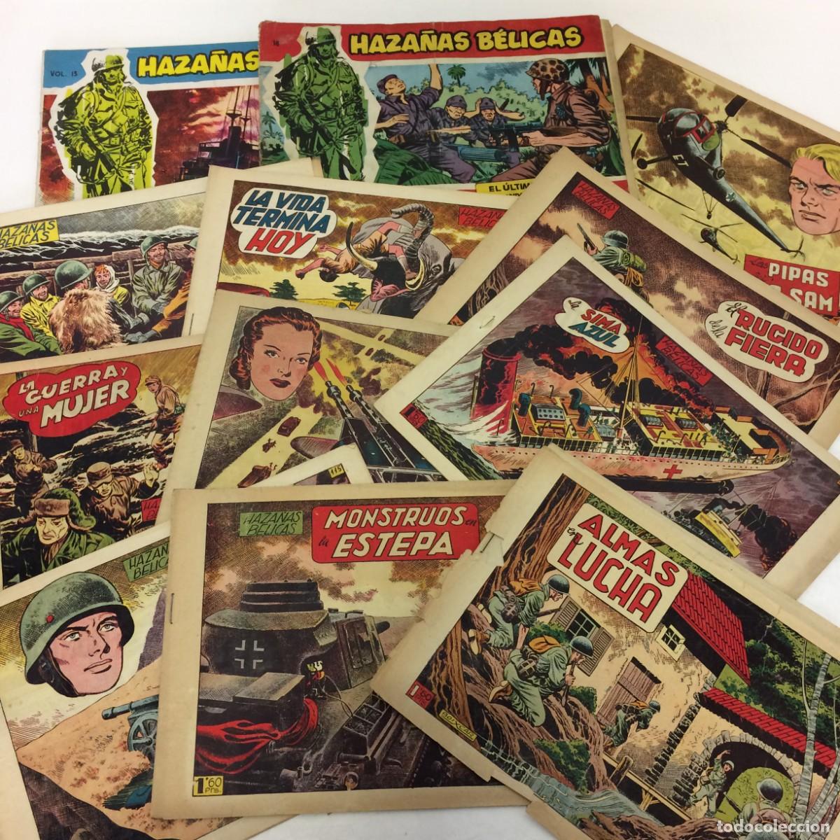 Tebeos: Lote de 12 Comics de HAZA&Ntilde;AS BELICAS - Diferentes Numeros - Ediciones Toray - Boixcar