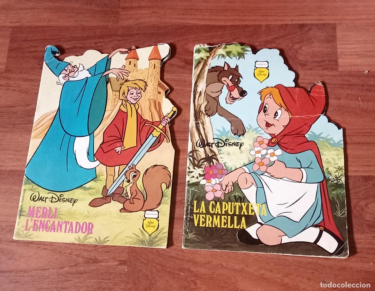Tebeos: LA CAPUTXETA VERMELLA - MERLI L&acute;ENCANTADOR. contes troquelats n&ordm; 15 i 19. TORAY
