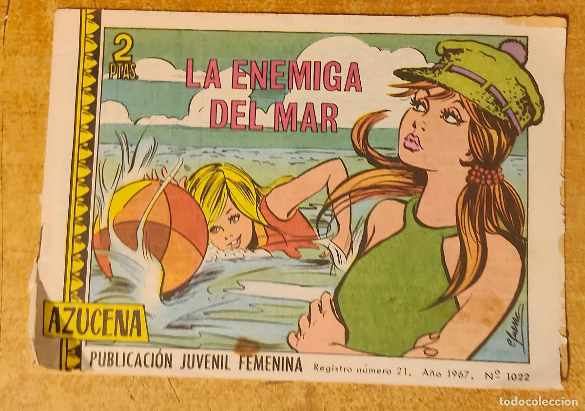 Tebeos: AZUCENA REVISTA JUVENIL FEMENINA N&Uacute;M. 1022 - a&ntilde;o 1961