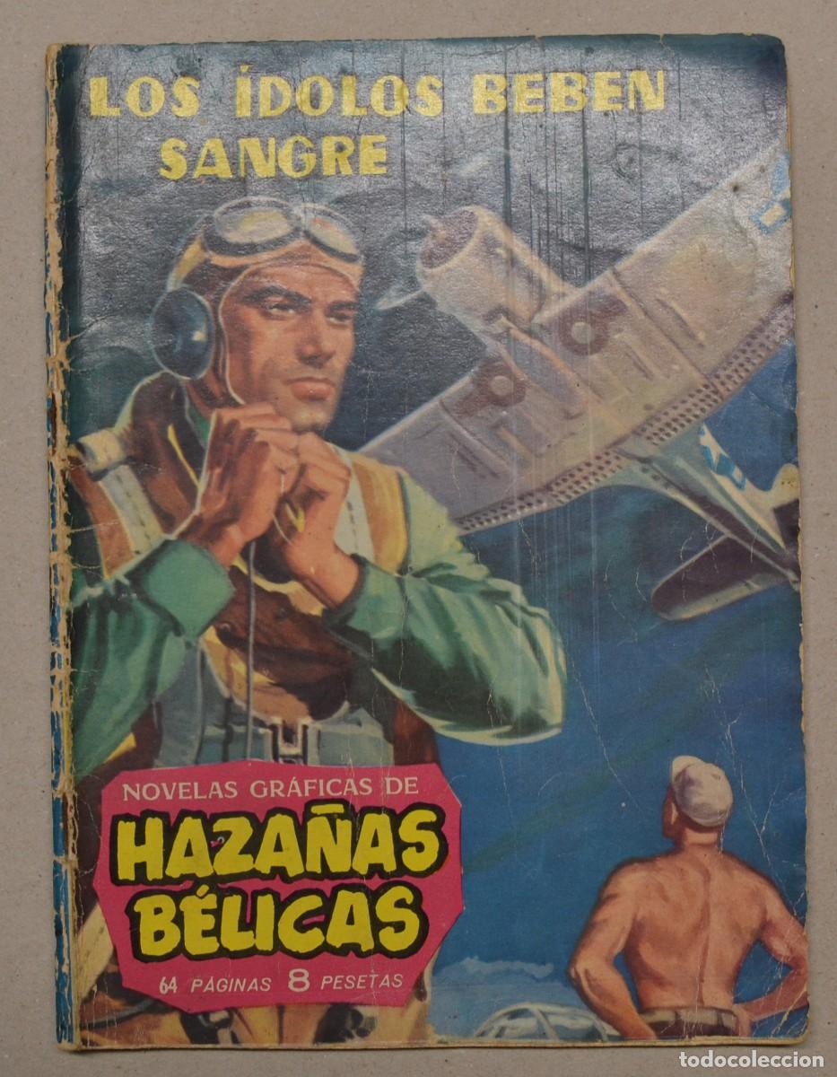 Tebeos: HAZA&Ntilde;AS B&Eacute;LICAS 19 - LOS &Iacute;DOLOS BEBEN SANGRE - EDICIONES TORAY - LOTE 007