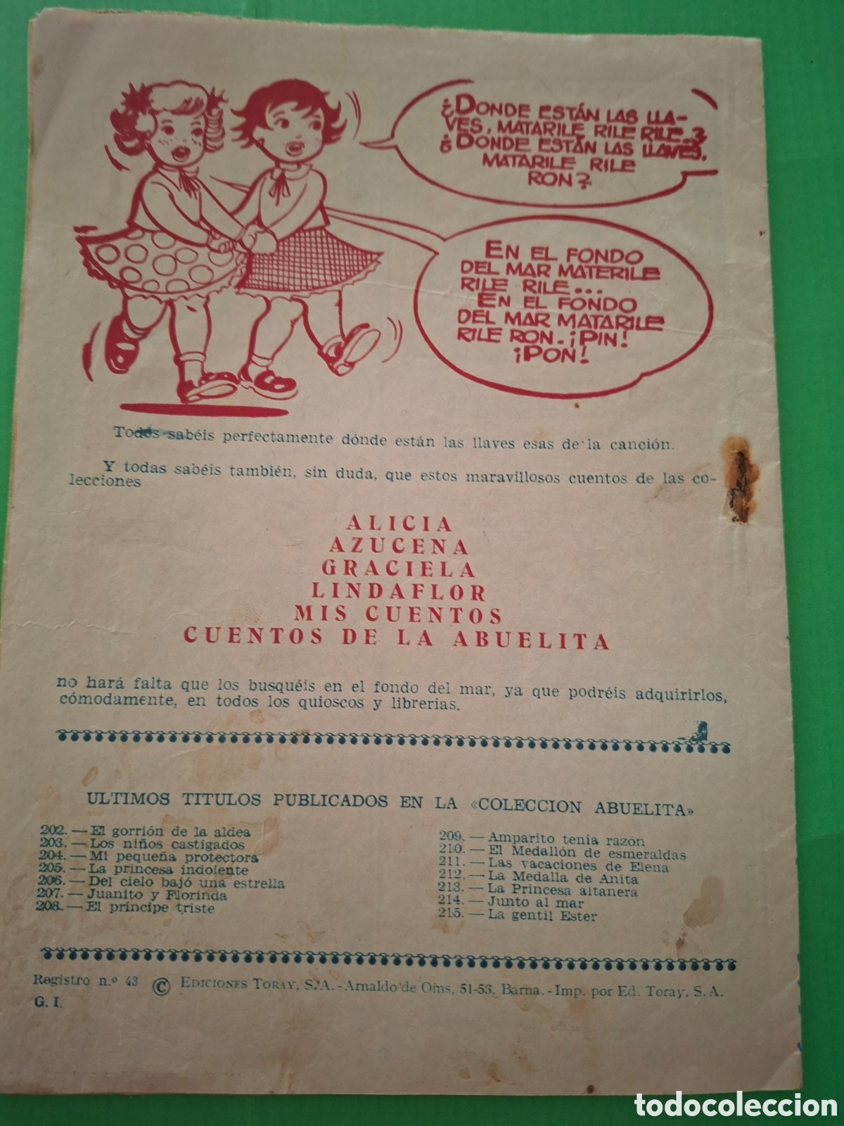 Tebeos: Cuentos de la abuelita n&uacute;mero 215 - Foto 2