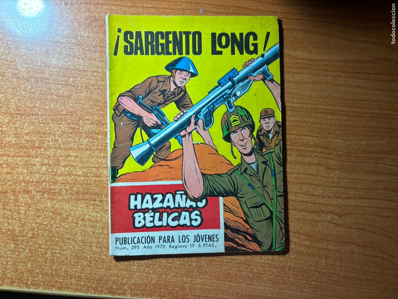 Tebeos: HAZA&Ntilde;AS BELICAS SARGENTO GORILA N&ordm; 290 EDITORIAL TORAY